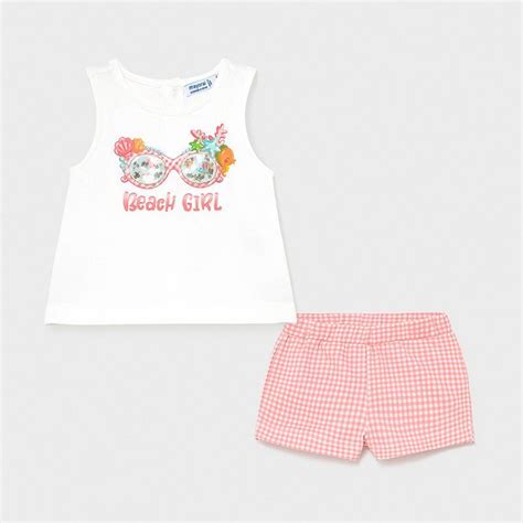 Conjunto Mayoral Short Y Camiseta Flamingo Pequenuti
