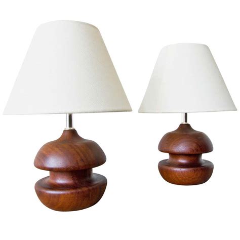 Turned Brass Table Lamps For Sale at 1stdibs