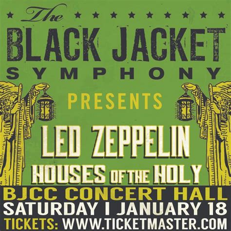 Bandsintown The Black Jacket Symphony Tickets Bjcc Concert Hall Performing Led Zeppelins