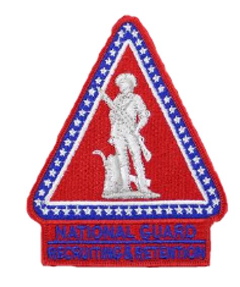 National Guard Recruiting And Retention Center Patch Color