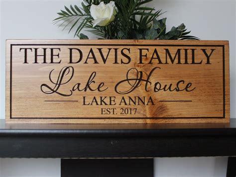 Personalized Lake House Signs Image To U