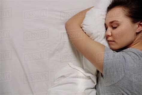 Premium Photo Beautiful Woman Sleeping At Home On Sofa Hugging Pillow Hispanic Woman Tired