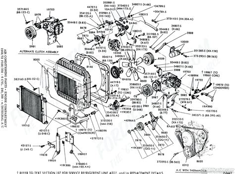 This tag describes cid (cubic inch displacement), model year, year and month of production (the letter 'i' was not used to prevent confusing it with the number '1'), and the change level number. Ford 302 Engine Diagram