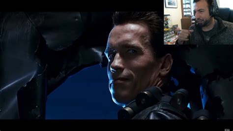Terminator Vs Cops Best Fights Reaction Terminator 2 Minigun Youtube