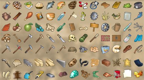 Survival Craft Icons In 2d Assets Ue Marketplace