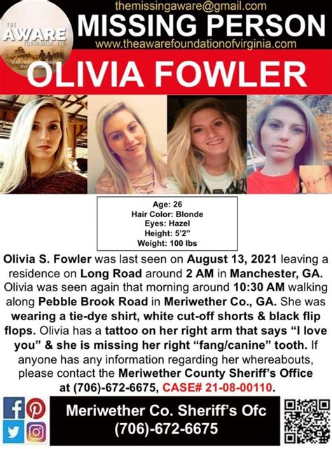 the disappearance of olivia fowler disappeared