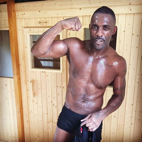 Idris Elba Shares Steamy Topless Snap As He Prepares For His First Ever