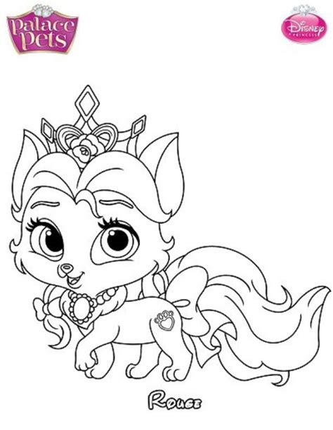 Coloriage sandy pearl princess disney. Kids-n-fun.com | 36 coloring pages of Princess Palace Pets