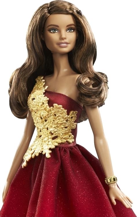 Mattel Barbie 2016 Holiday Doll Red Gown Skroutzgr