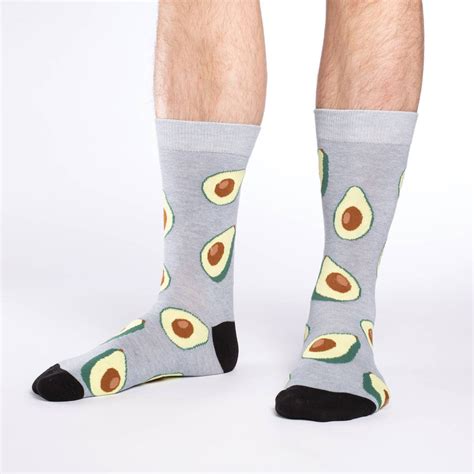 Mens Avocado Socks Good Luck Sock