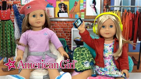 American Girl Truly Me Everyday Accessories Knit Rhinestone Beanie And