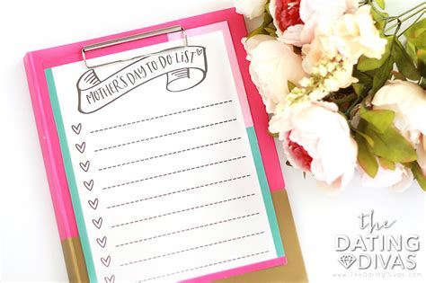This mother's day, i don't think a pancake breakfast in bed is going to cut it. Mother's Day To-Do List: A Gift Idea for Mom - The Dating ...