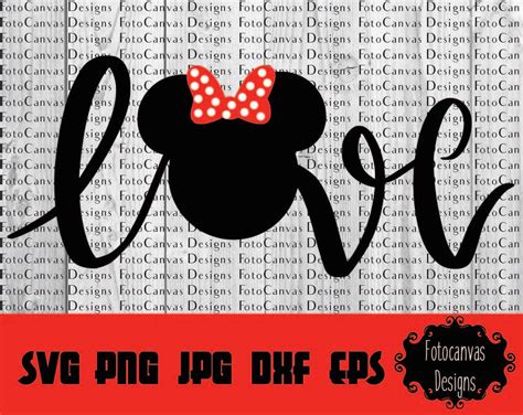 Disney's mickey mouse and minnie mouse star in this sweet board book all about love with words in english and spanish. Disney SVG Minnie Mouse Minnie Head Bow Love Disneyland