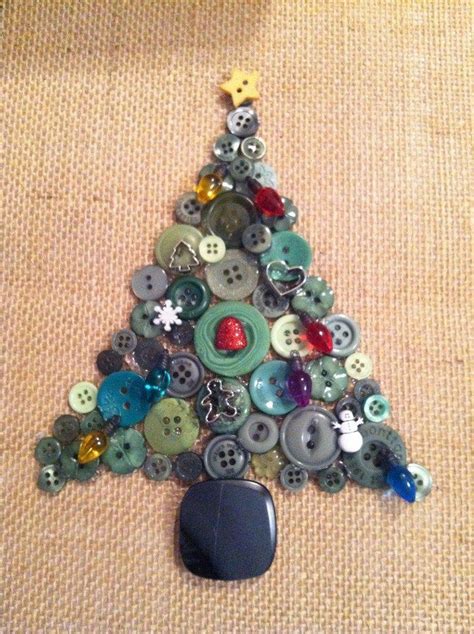 Button Tree Wall Art Craft Projects For Every Fan Christmas Button