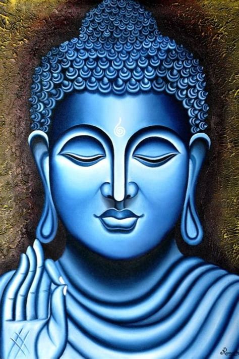 Blue Buddha In 2022 Buddha Art Painting Buddha Painting Buddha Art