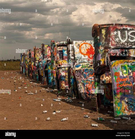 Cadillac Ranch Route 66 Amarillo Hi Res Stock Photography And Images