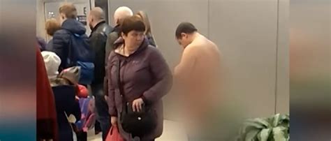 Naked Man Tries To Board Airplane Claims Being Undressed Makes Him