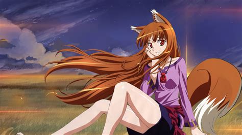 Holo Spice And Wolf Highres Wallpaper 1girl Animal Ears Long Hair