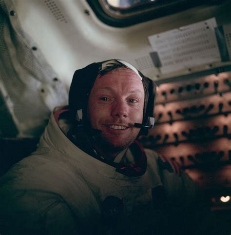 Neil Armstrong Photographed Just Minutes After Becoming The First Man To Walk On The Moon 1969