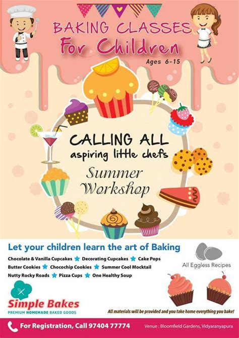 Baking Classes For Children Vidyanarayanpura Bangalore