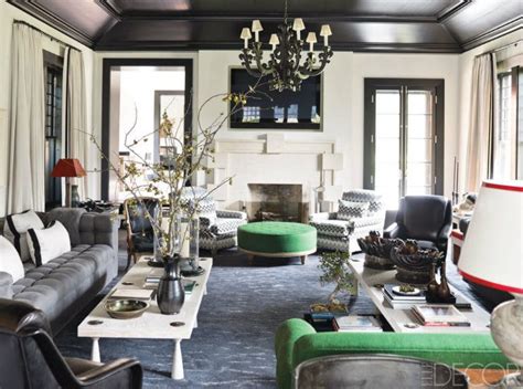 Play With Black And Green In The Living Room Home And Decoration