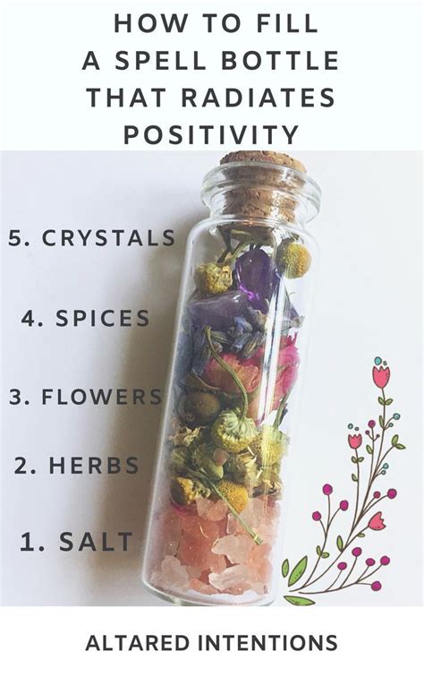 how to fill a spell bottle that radiates positivity witch bottles jar spells herbal magic