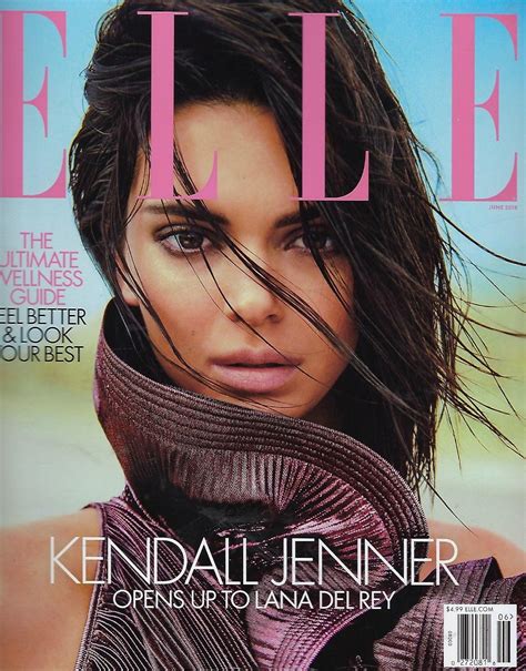 Kendall Jenner Elle Cover Magazine June 2018 Gotceleb