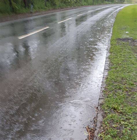 Drivers Urged To Be Careful As Heavy Rainfall Causes Standing Water On