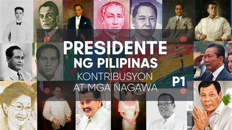 Mga Naging Pangulo Ng Pilipinas At Ang Kanilang Talambuhay Ngimpino
