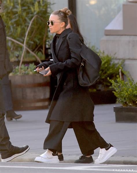 Mary Kate Olsen Wearing Black Pants Popsugar Fashion Photo 2