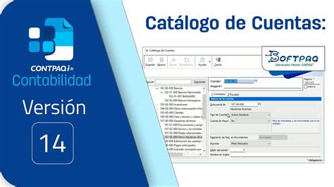 3 Editar añadir y modificar el Catálogo de cuentas CONTPAQi