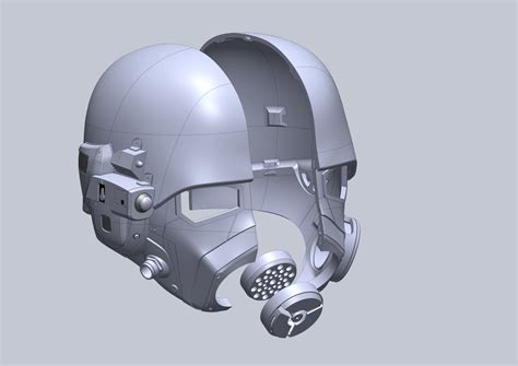 Fallout New Vegas Inspired Ncr Ranger Helmet 3d Model For 3d Etsy
