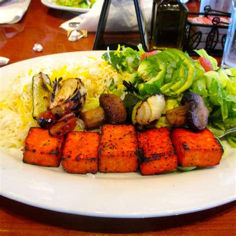 I'd also recommend using firm or extra firm tofu for this recipe, as we've found that firmer tofu holds up better on the grill. Charbroiled organic tofu kabob, grilled veggies, basmati ...