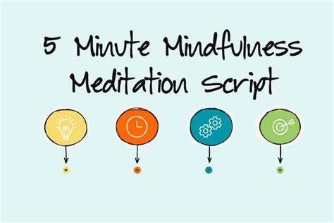 The 5 Minute Mindfulness Meditation Script Mindfulness Methods