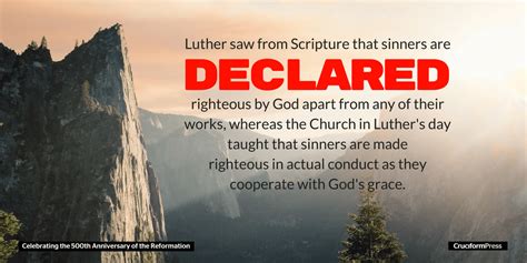 Luther Justification By Faith Alone Cruciform Press