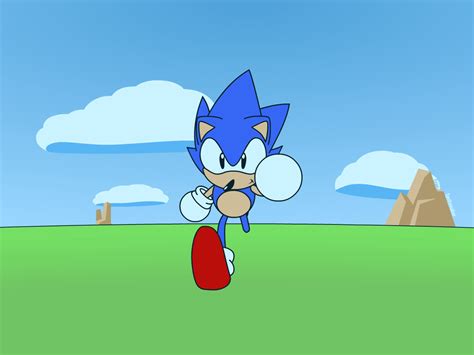 Sonic Cd Running By Vonvector On Newgrounds