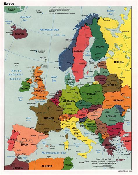 Detailed Map Of Western Europe Secretmuseum