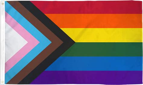 Buy The Flag Joint Progress Pride Flag 3x5ft Poly Perfect For