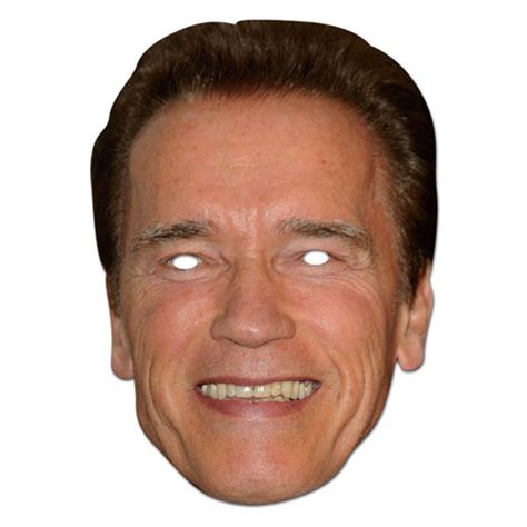 Arnold Schwarznegger Mask In 2022 Celebrity Face Mask Party Face