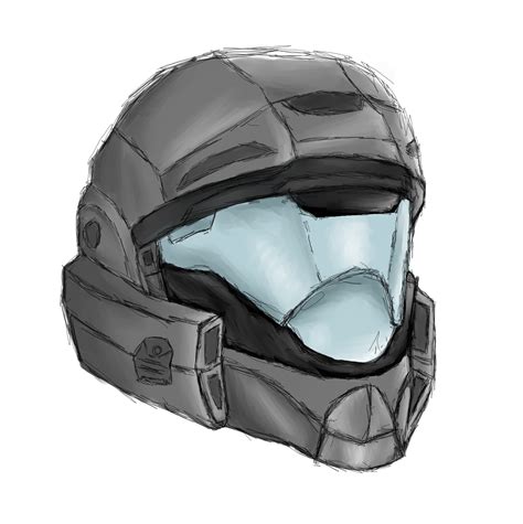 Sketched An Odst Helmet Might Try A Full Body Rhalo