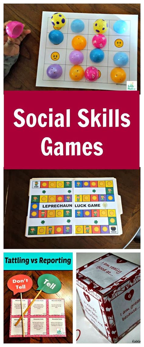 Best Social Skills Games For Teaching Kids Social Skills Kiddie