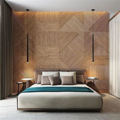 Stunning master bedroom suites to inspire the design of your removed old wood paneling and replaced it with dry wall to create a clean, modern look, including. Carrelage imitation tasseaux de bois - Wall'in