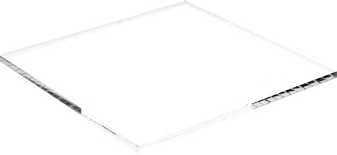 Plymor Clear Acrylic Square Polished Edge Display Base 7 W X 7 D X 0