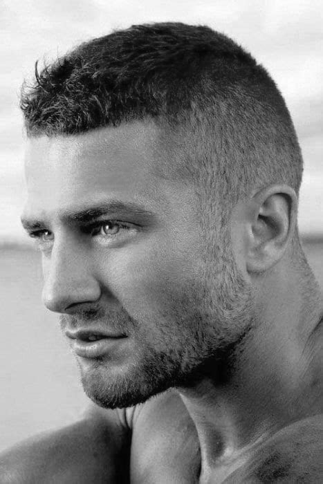 Buzz Cut Hair For Men 40 Manly Hairstyles 2024 Guide