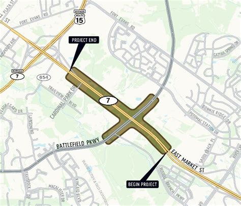 Va Route 7 Interchange Project Removes Battlefield Parkway Traffic