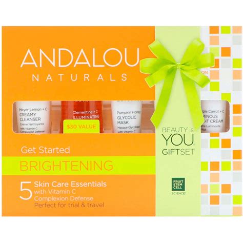 Andalou Naturals Get Started Brightening Skin Care Essentials
