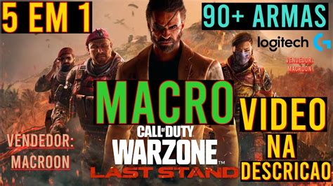 Macro Call Of Duty Warzone Vitalicio Mouses Logitech Cod Dfg