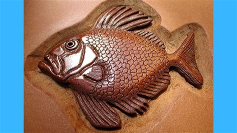Wood Carving Carving A Fish Relief On Mdf Using A Dremel Rotary Tool