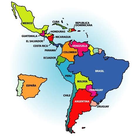 Mapa Sudamerica Y Centroamerica Mapa