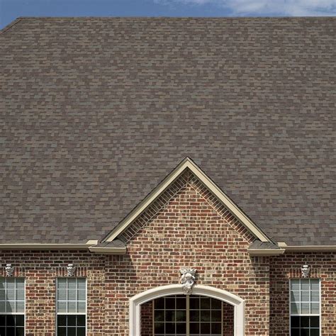 The brick is truly a dark red homogeneous brick (not a single color present except dark. Owens Corning Duration Teak Shingles | Tyres2c